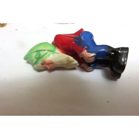 Vintage Cake Toppers SNOW WHITE & DWARFS plus House & Trees - Picture 2 of 5